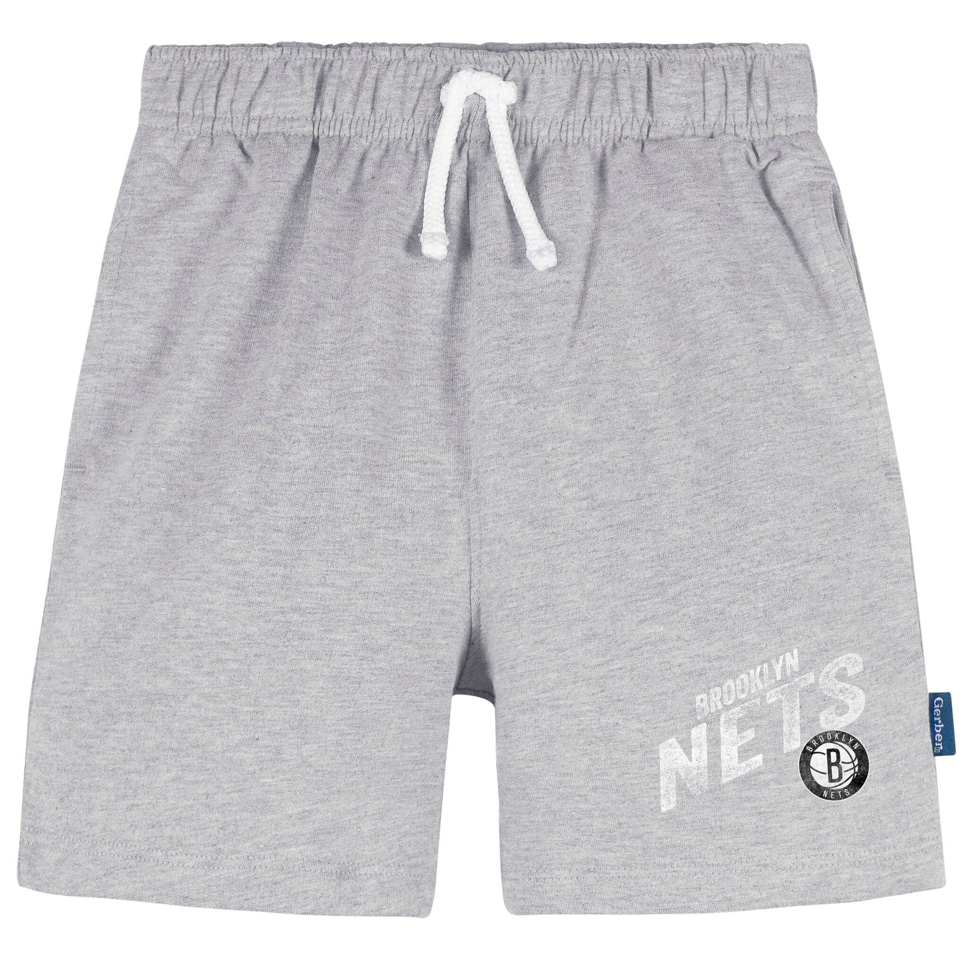 Infant & Toddler Neutral Gray Brooklyn Nets Shorts NBA NBA® 