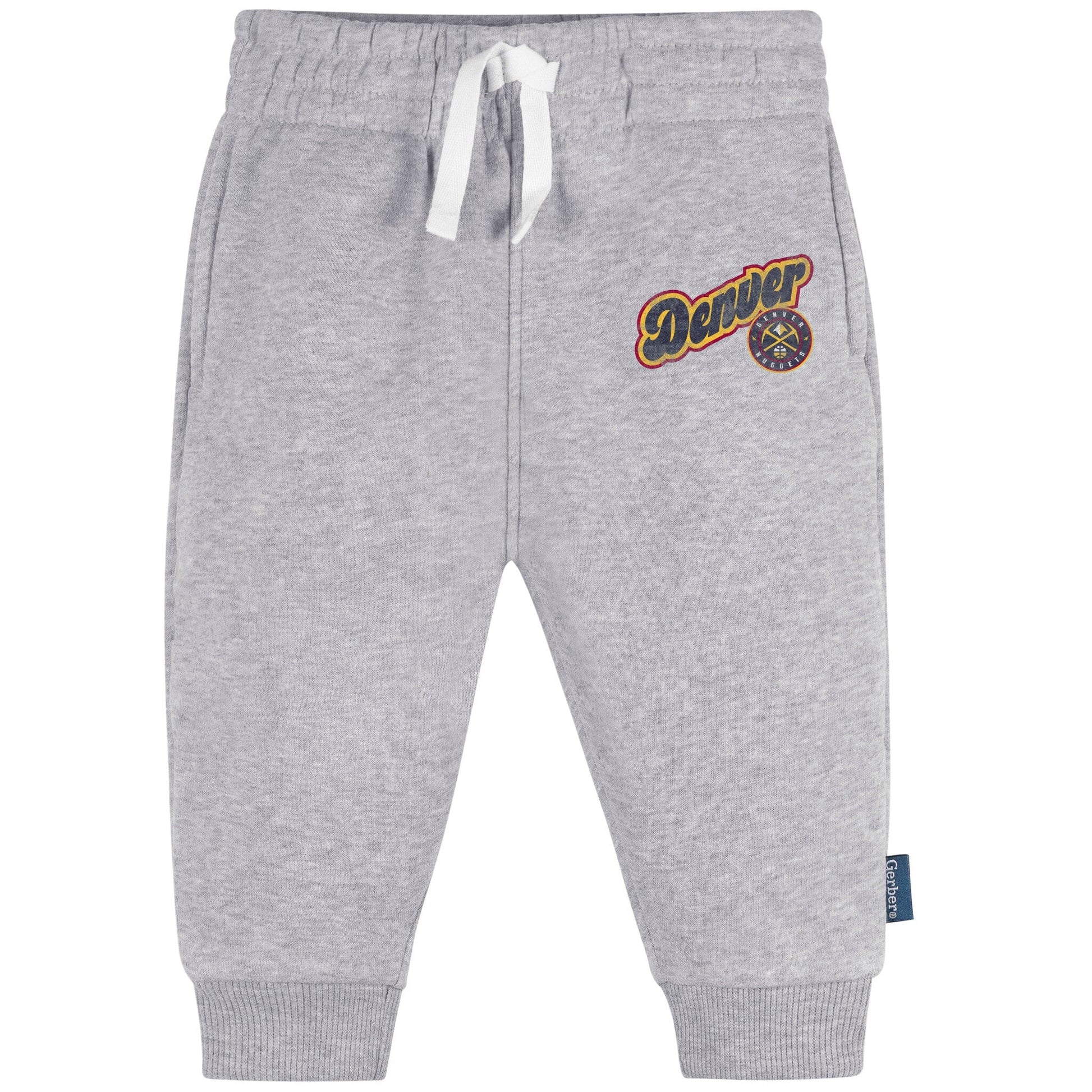 Infant & Toddler Neutral Gray Denver Nuggets Jogger Pants NBA NBA® 