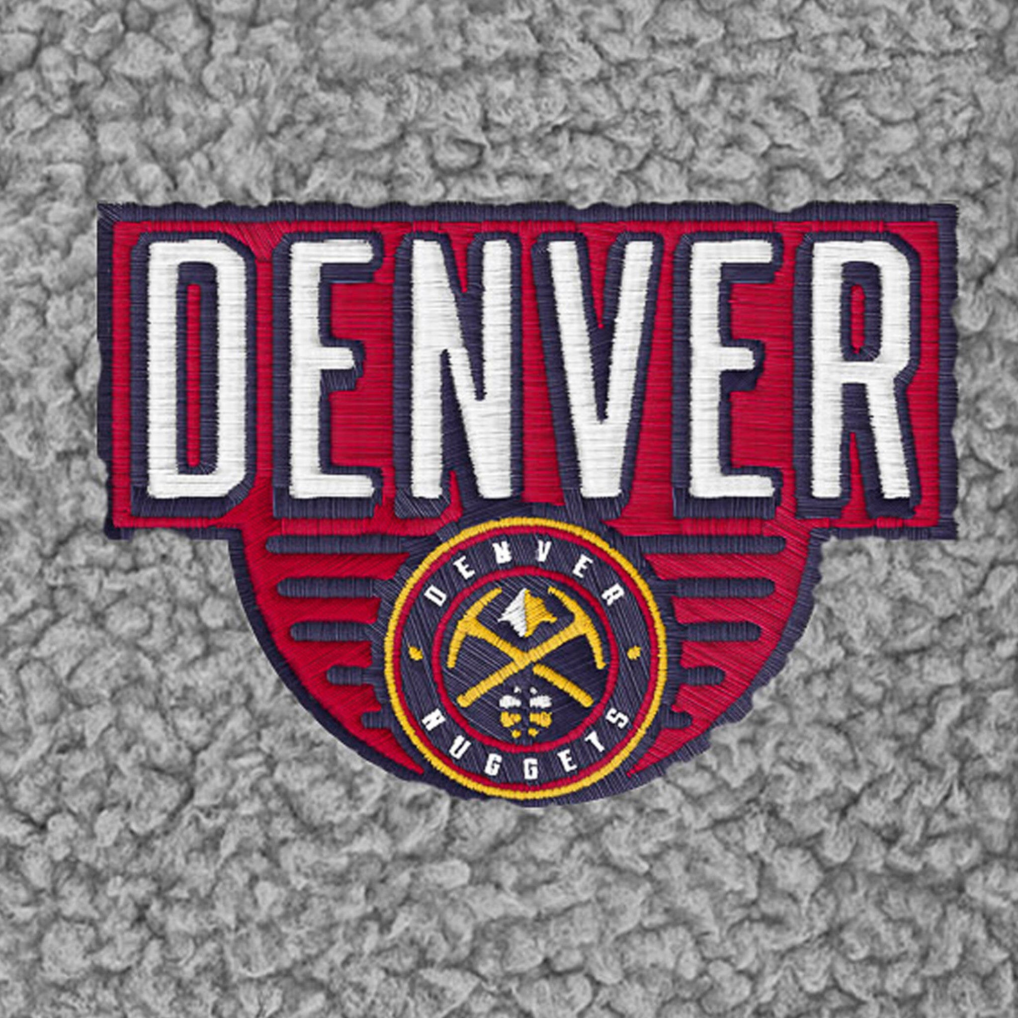 Infant & Toddler Neutral Gray Denver Nuggets Quarter-Zip Pullover NBA NBA® 