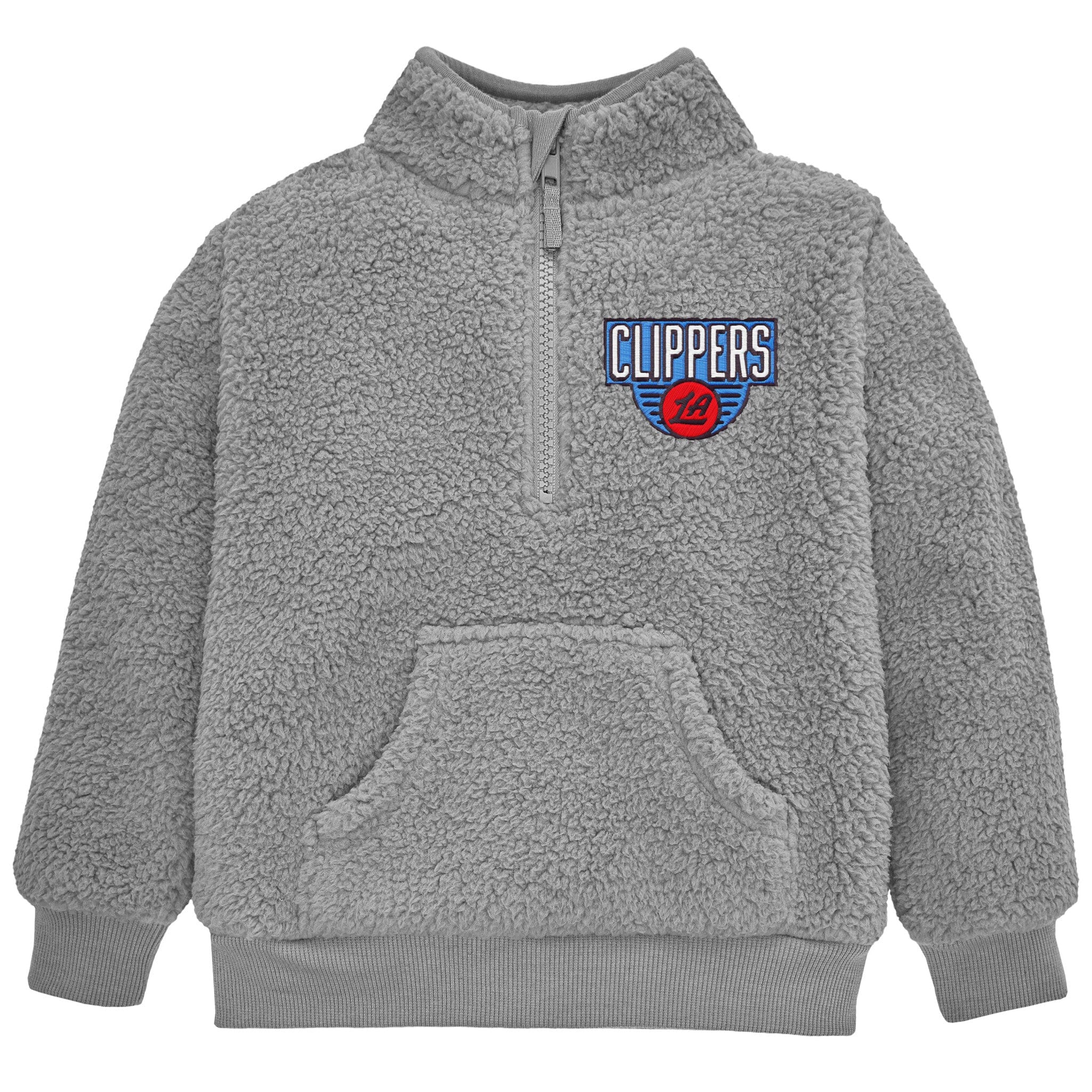Infant & Toddler Neutral Gray Los Angeles Clippers Quarter-Zip Pullover NBA NBA® 