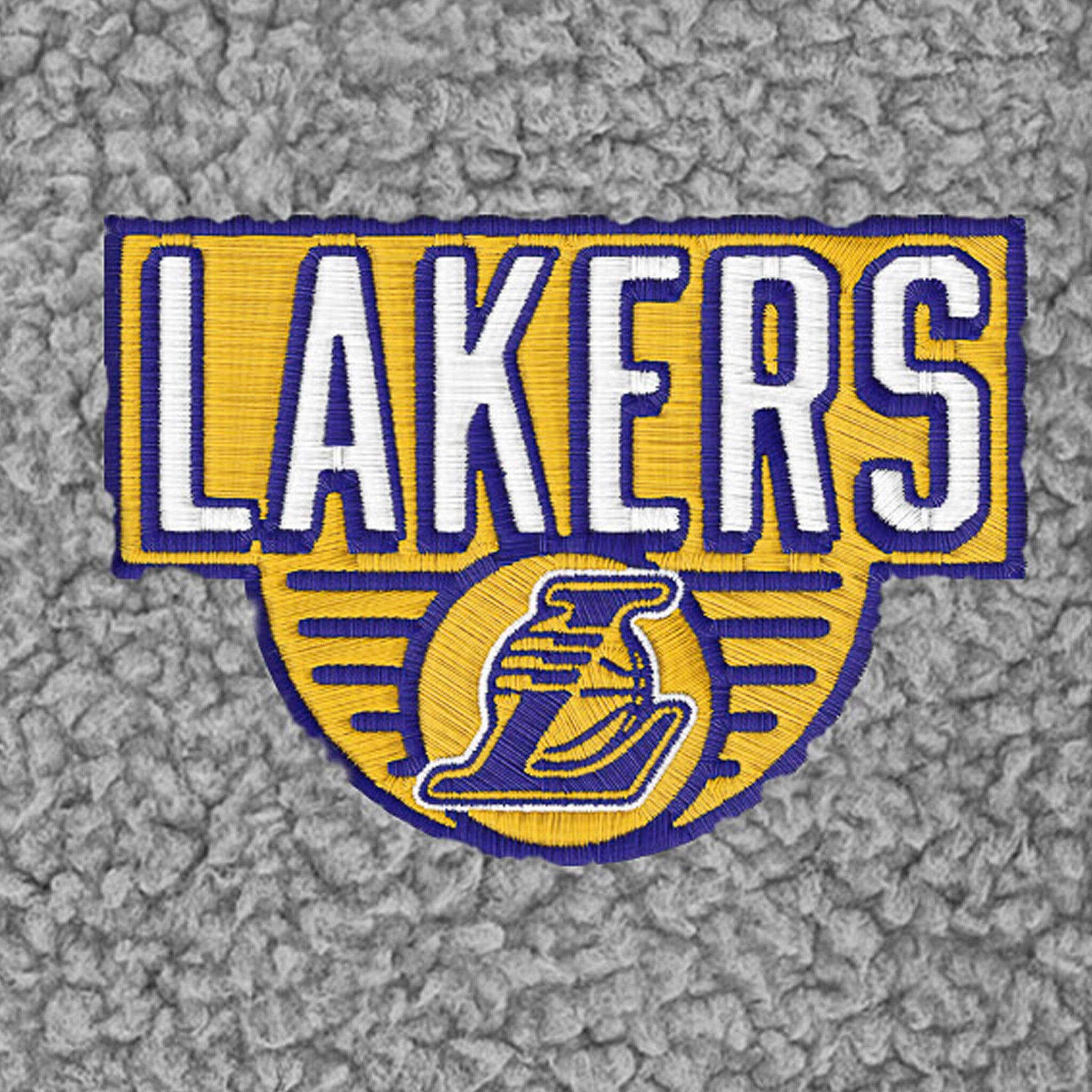 Infant & Toddler Neutral Gray Los Angeles Lakers Quarter-Zip Pullover NBA NBA® 