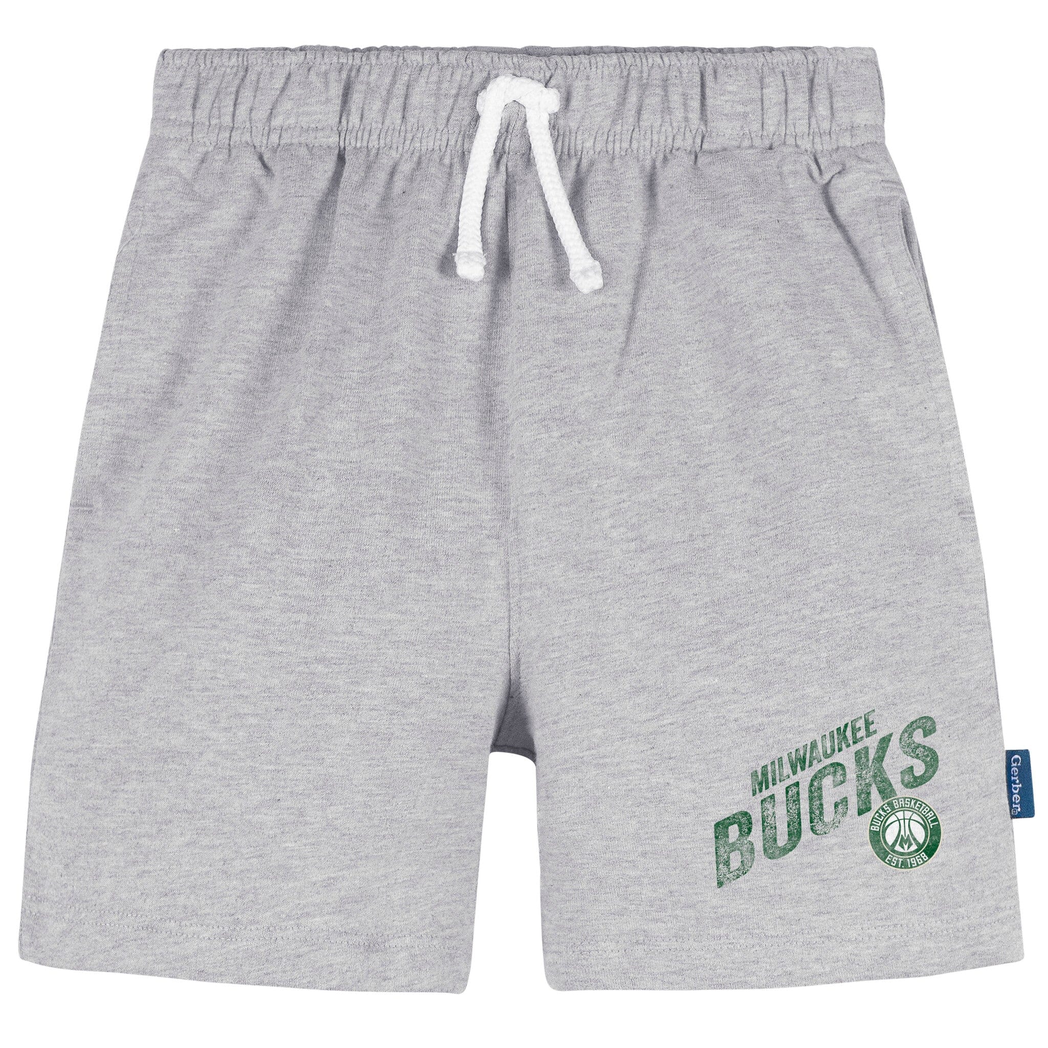 Infant & Toddler Neutral Gray Milwaukee Bucks Shorts NBA NBA® 