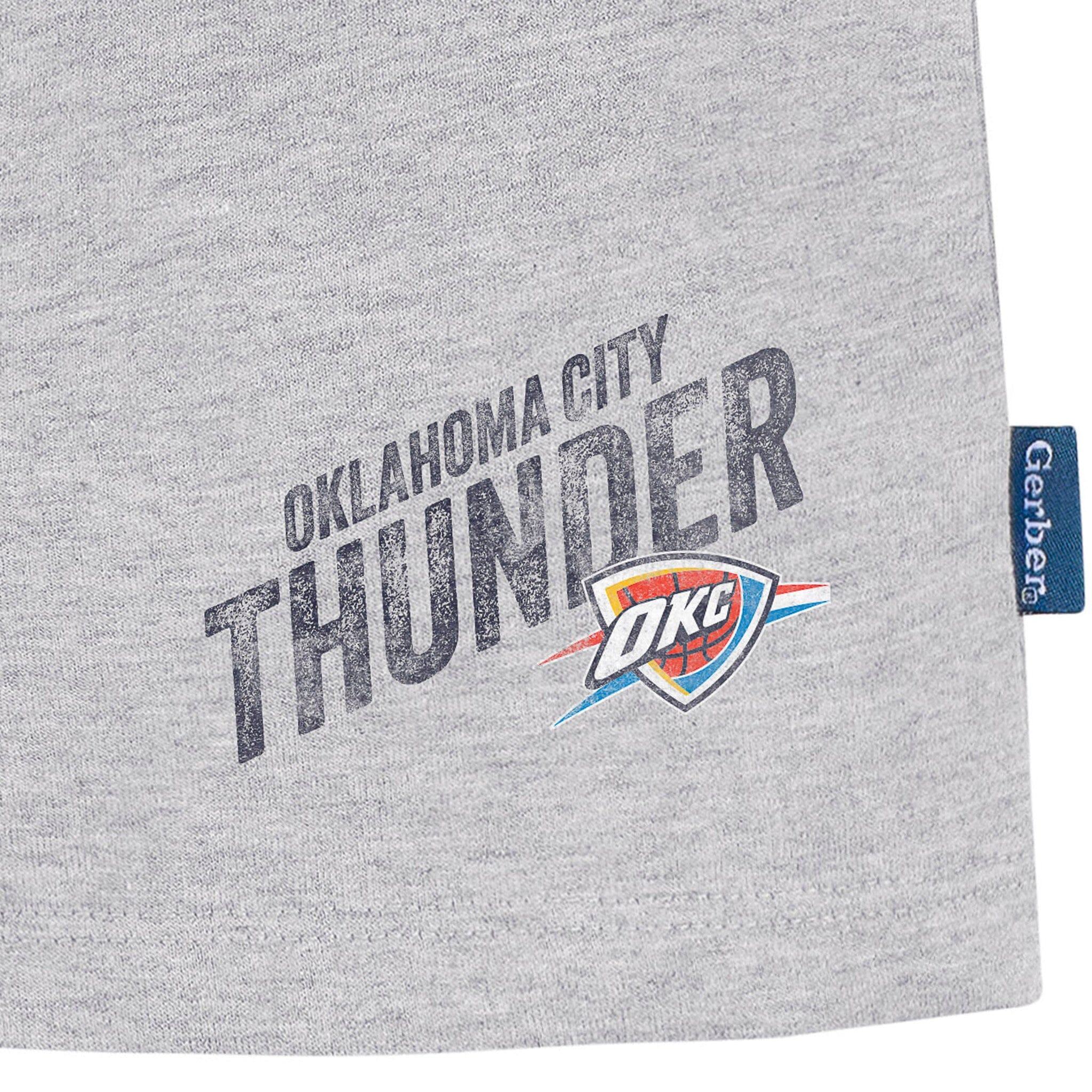 Infant & Toddler Neutral Gray Oklahoma City Thunder Shorts NBA NBA® 
