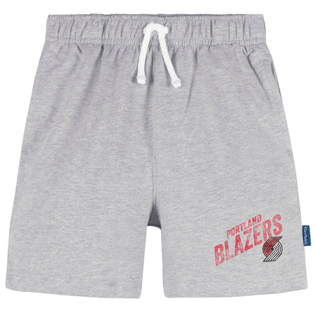 Infant & Toddler Neutral Gray Portland Trail Blazers Shorts