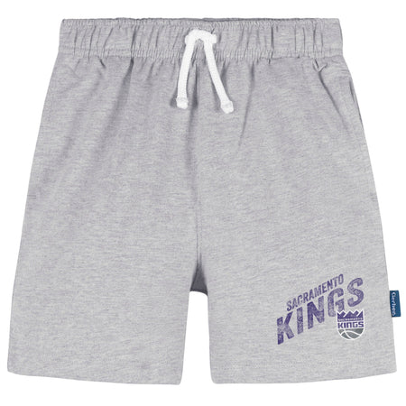 Infant & Toddler Neutral Gray Sacramento Kings Shorts