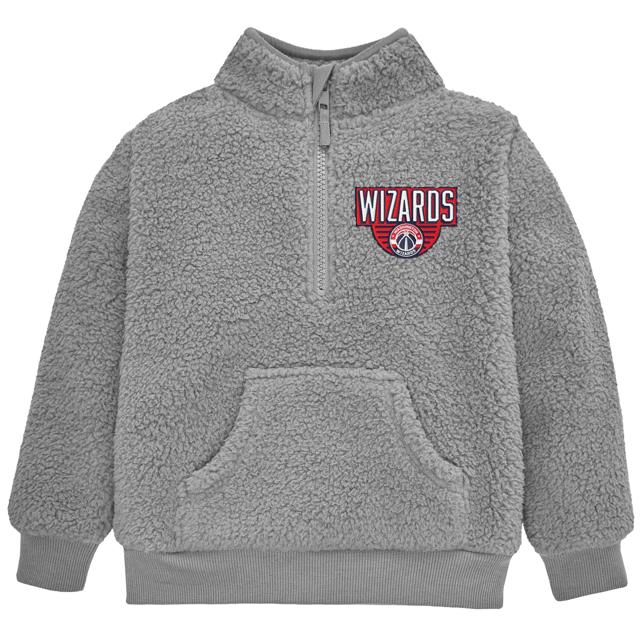 Infant & Toddler Neutral Gray Washington Wizards Quarter-Zip Pullover NBA NBA® 