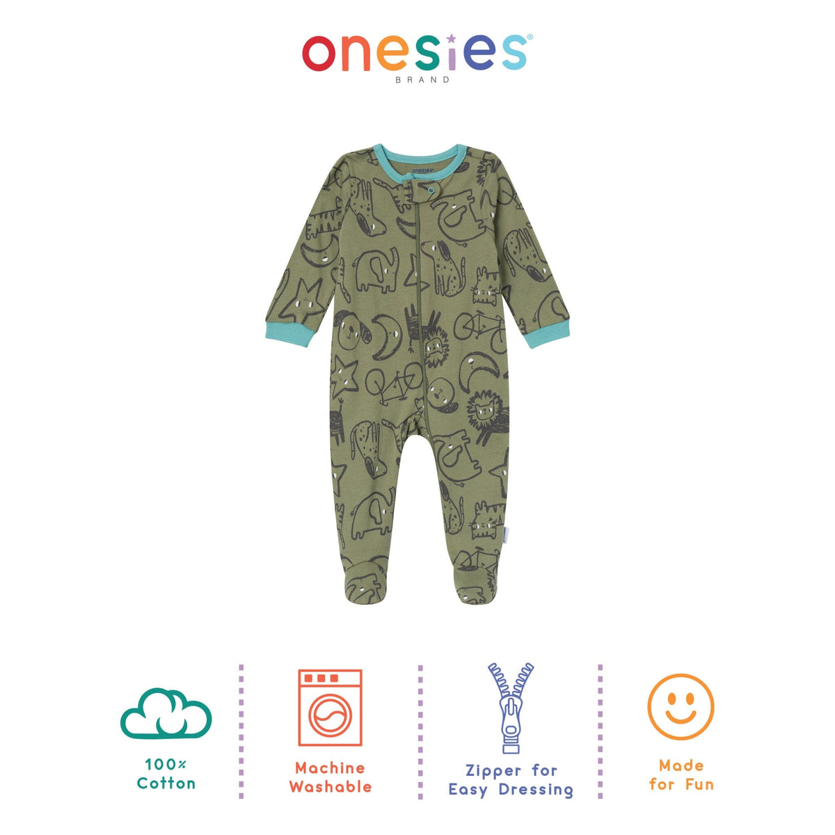 15-Piece Baby Boys Make Some Noise Layette outfits Onesies® Brand 