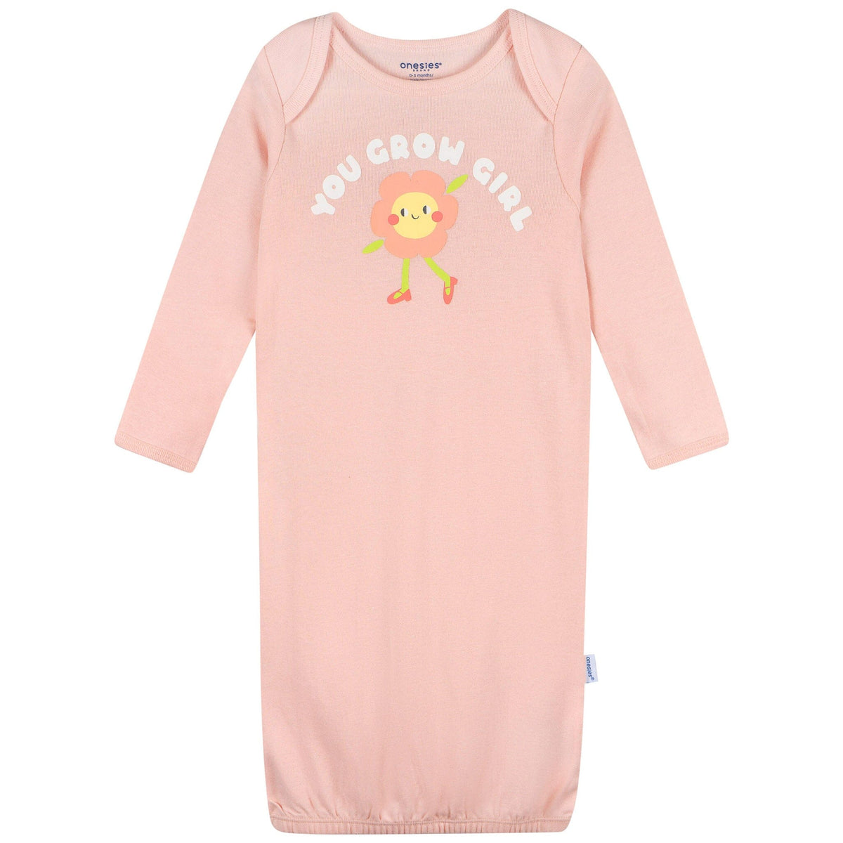 2-Pack Baby Girls Flower Power Gowns Sleepwear Gerber® 