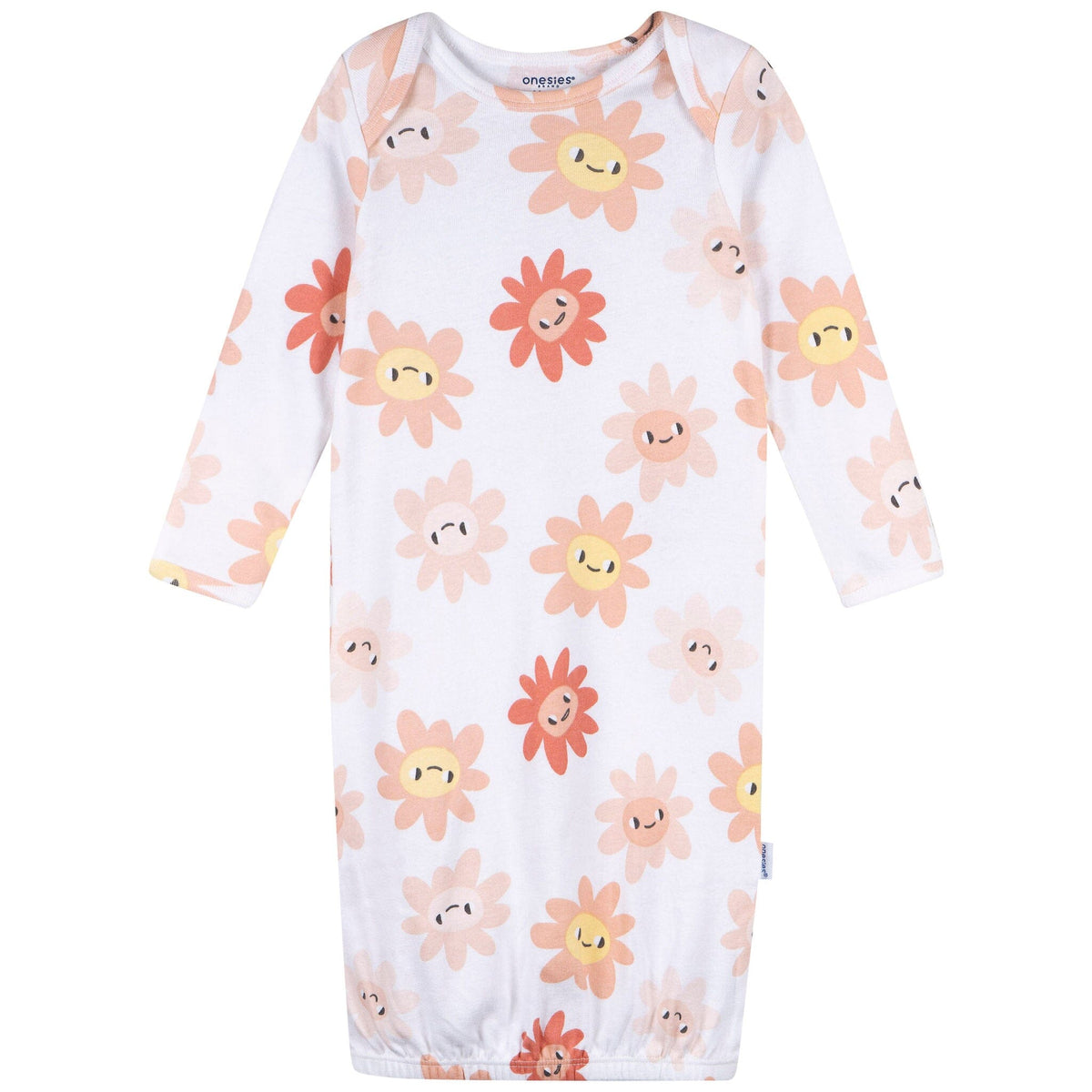 2-Pack Baby Girls Flower Power Gowns Sleepwear Gerber® 