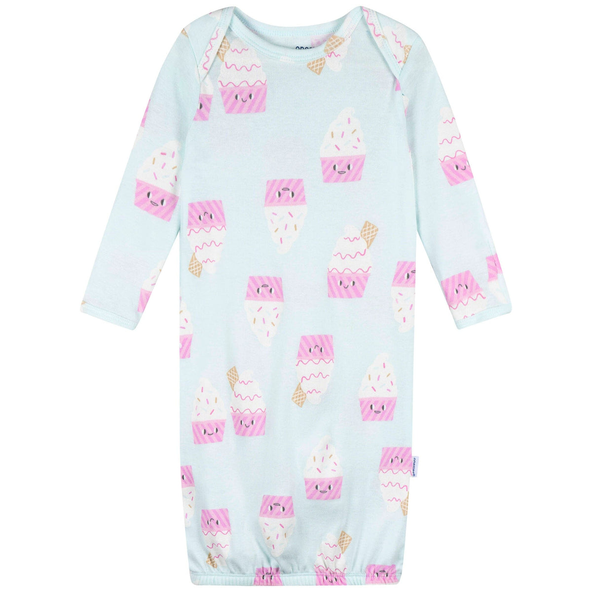 2-Pack Baby Girls Ice Cream Gowns Sleepwear Gerber® 