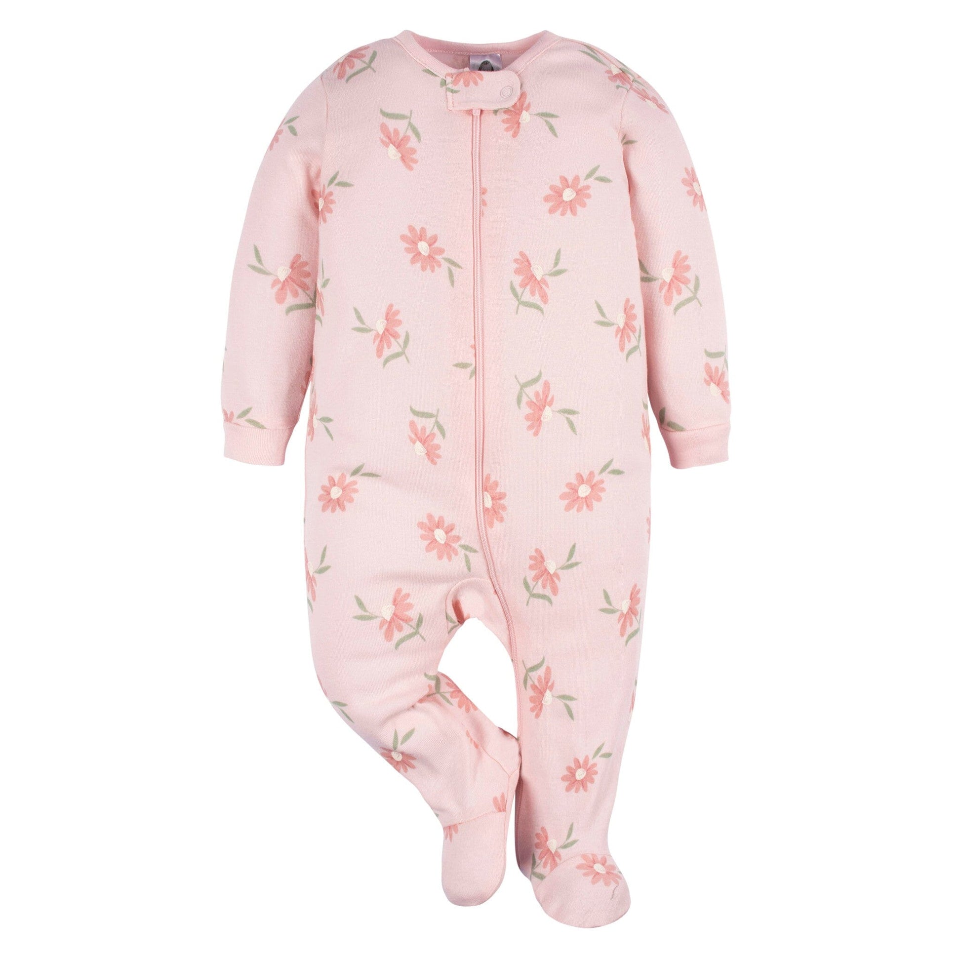 2-Pack Baby Girls Peony Blossom Sleep 'N Plays Sleepwear Gerber® 