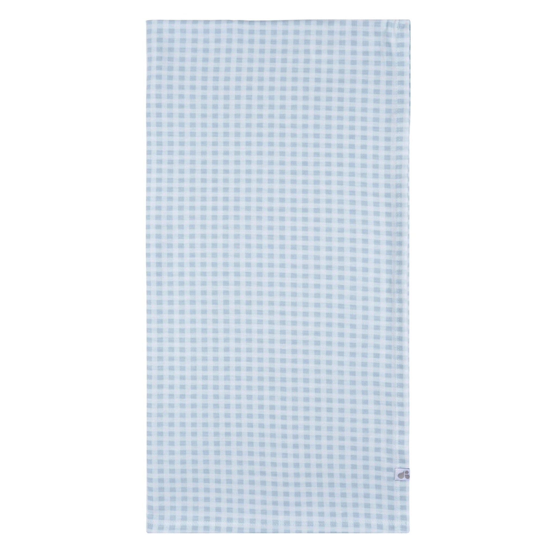 2-Piece Baby Boys Blue Plaid Swaddle Blanket & Hat Set Gerber® 