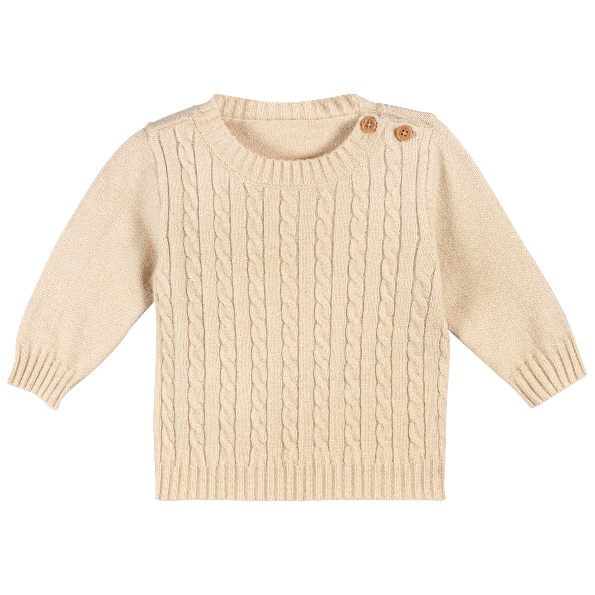 2-Piece Baby Neutral Tan Sweater Knit Set Outfits & Sets Gerber® 