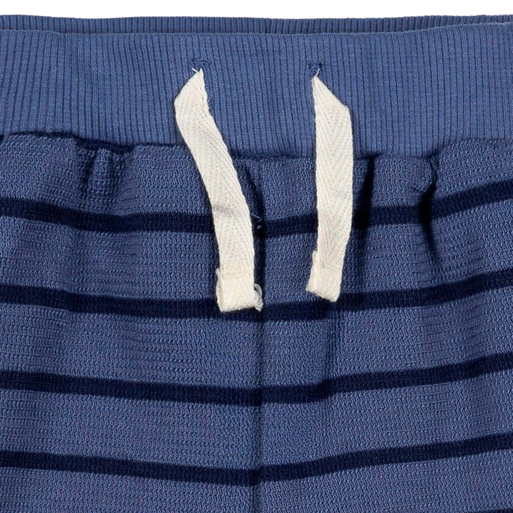 2-Piece Toddler Boys Blue Stripe Long Sleeve Top & Jogger Set