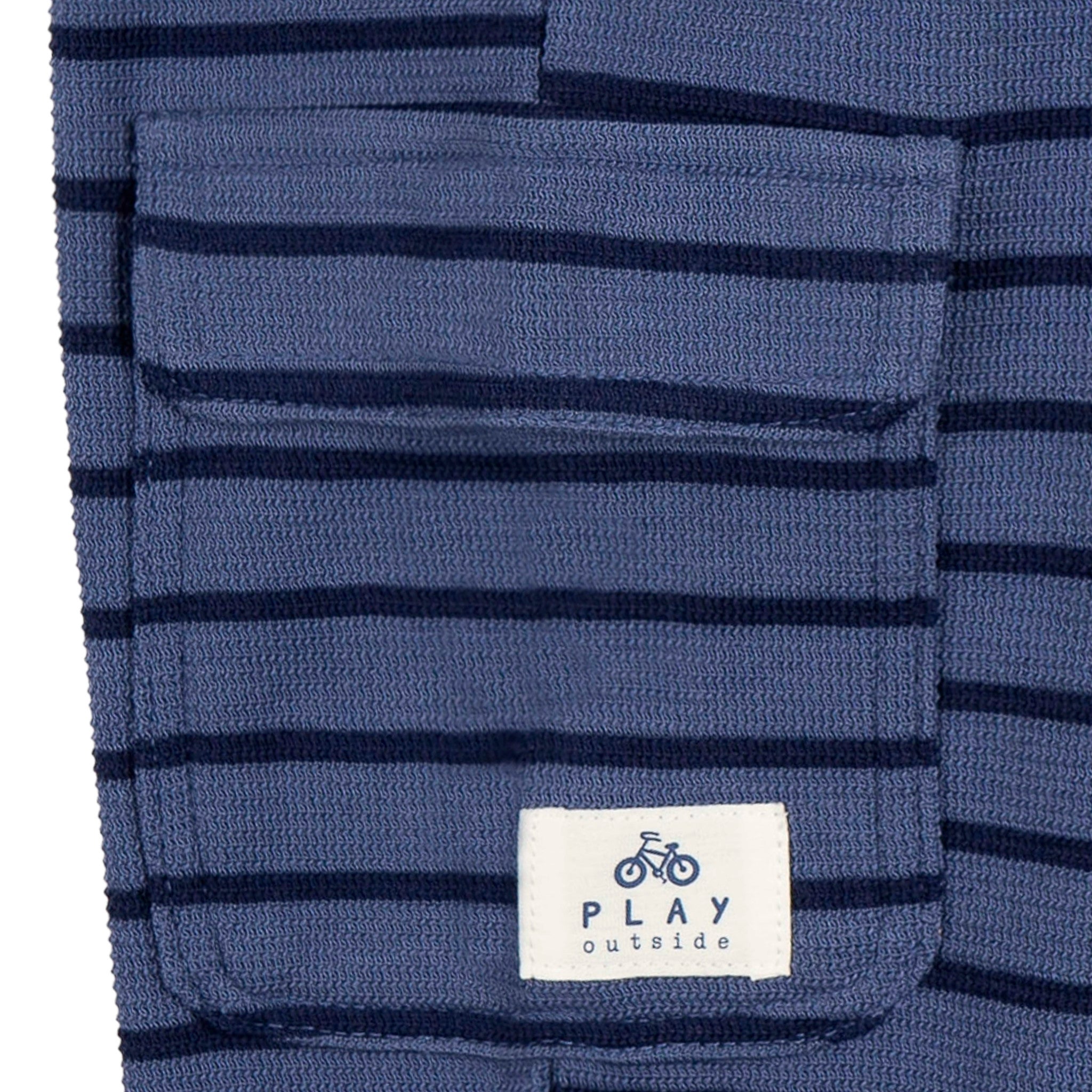 2-Piece Toddler Boys Blue Stripe Long Sleeve Top & Jogger Set