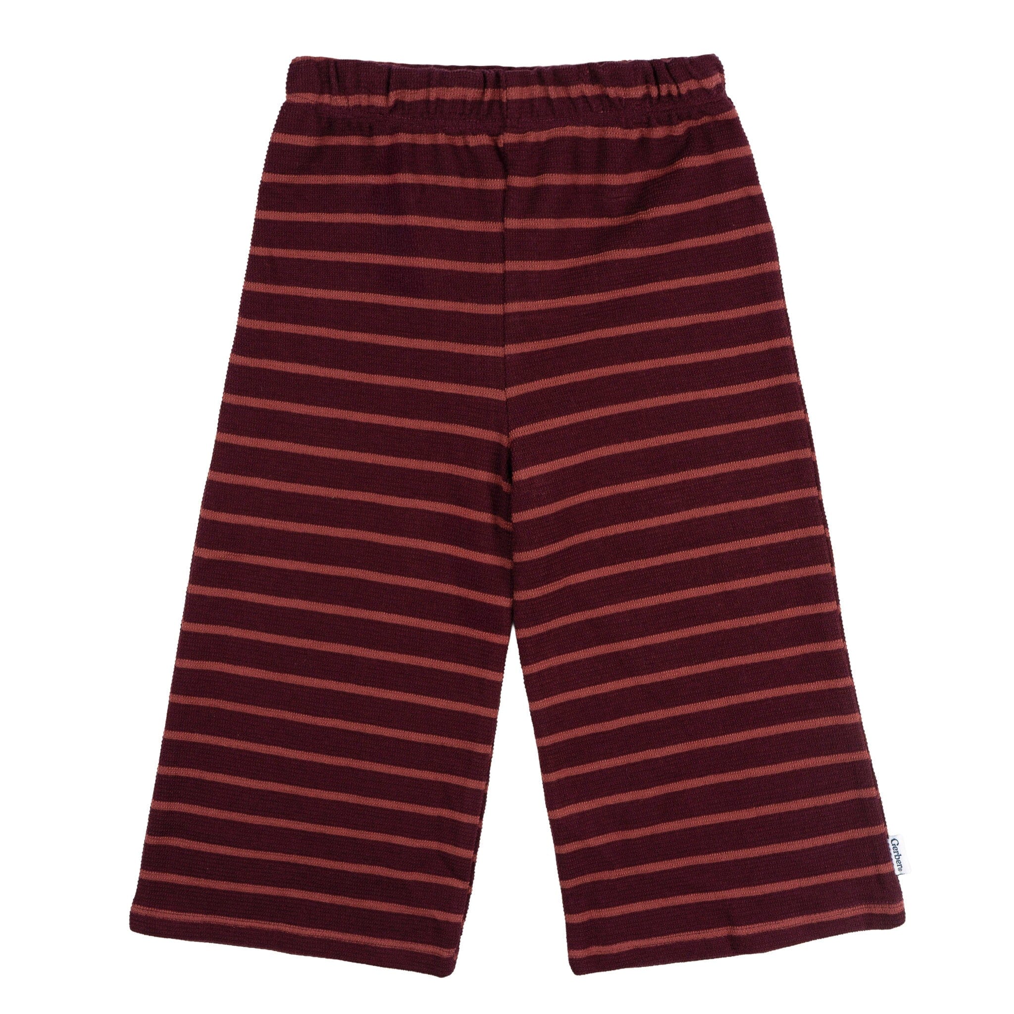 2-Piece Toddler Girls Fig Stripe Long Sleeve Top & Wide Leg Pant Set outfits Gerber® 
