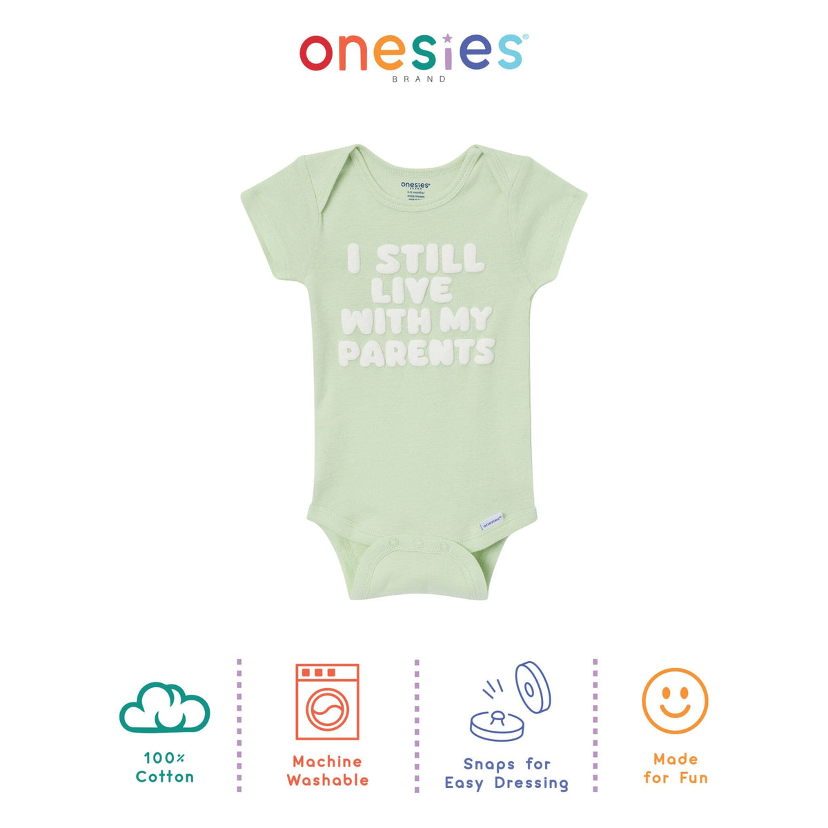 20-Piece Baby Neutral I Still Live With My Parents Layette outfits Onesies® Brand 