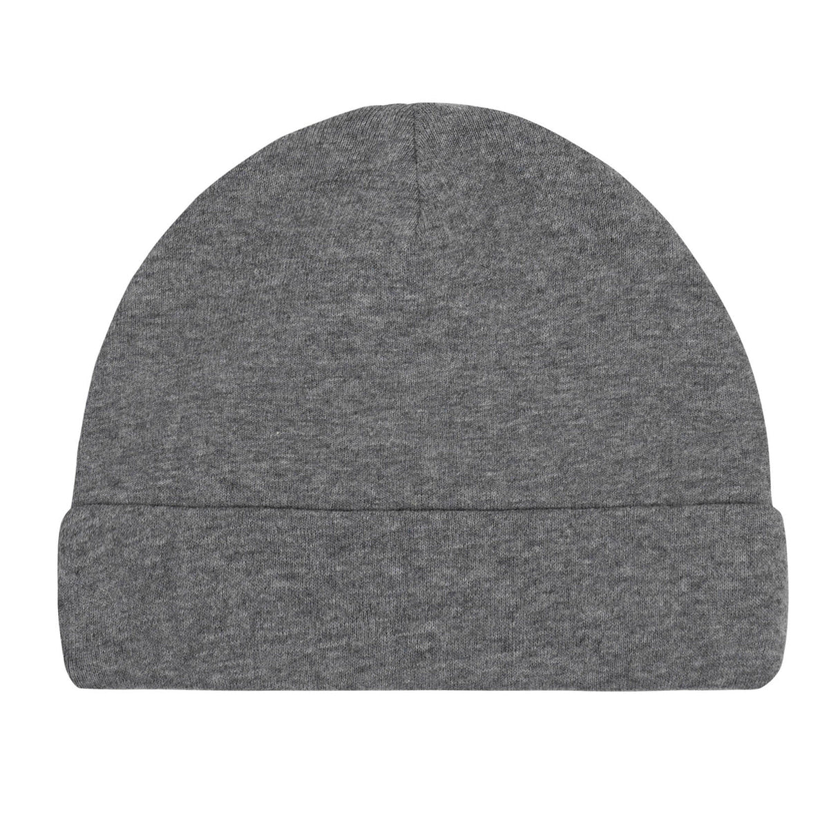 7-Piece Baby Neutral Grey Caps & No Scratch Mittens Bundle