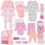 25-Piece Baby Girls Rainbow Layette Outfits & Sets Gerber® 