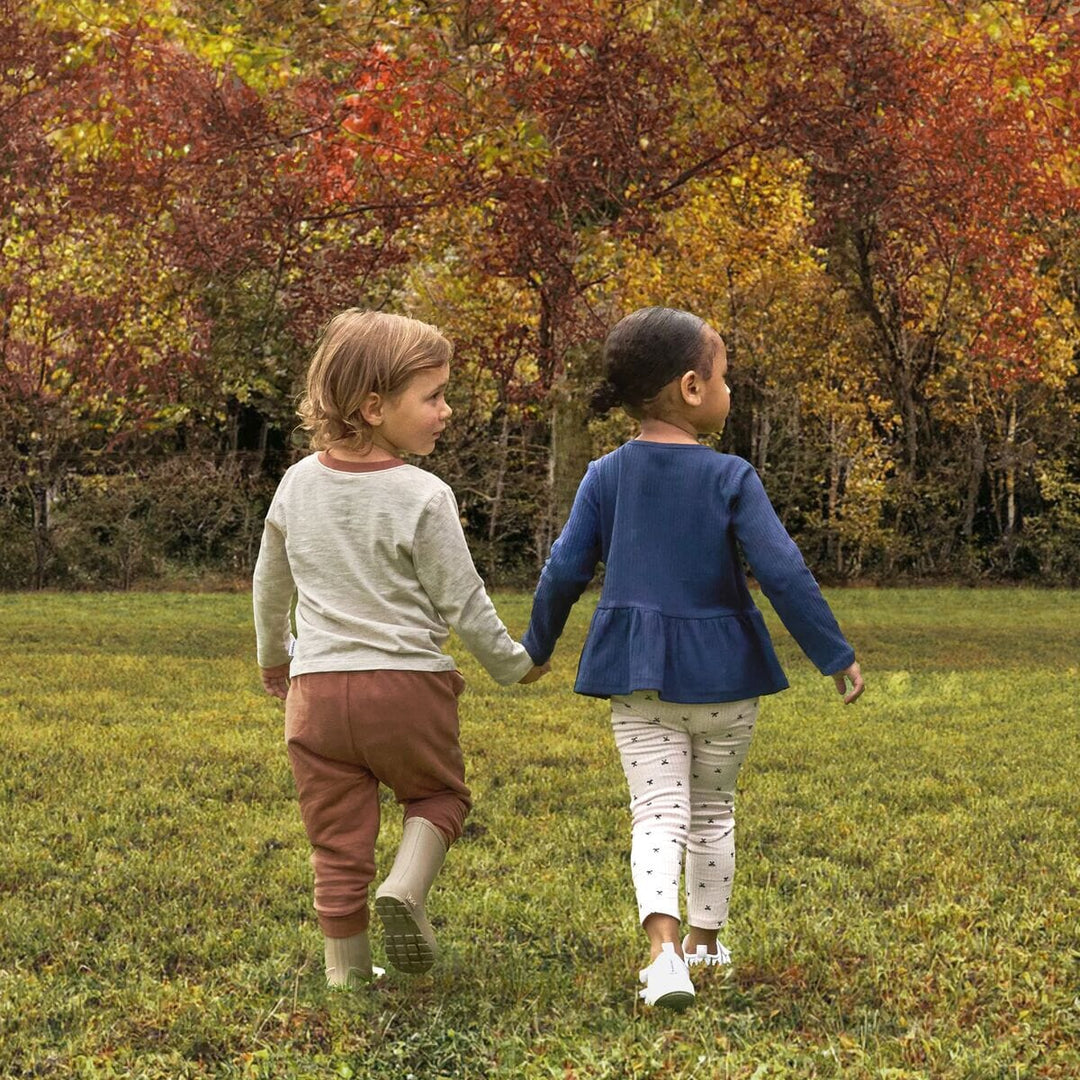 3-Pack Infant & Toddler Girls Navy, Oatmeal & Pink Long Sleeve Shirts tops Gerber® 