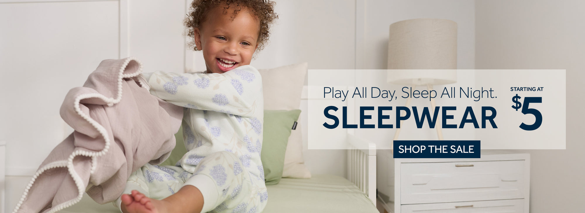 Sleepwear starting at $5. Shop the Sale.