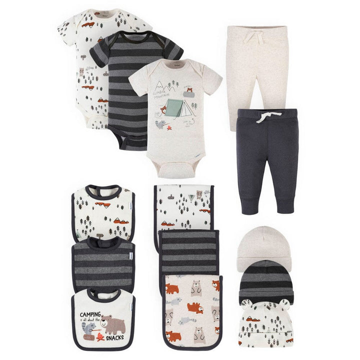 14-Piece Baby Boys Camping Clothing & Accessories Bundle