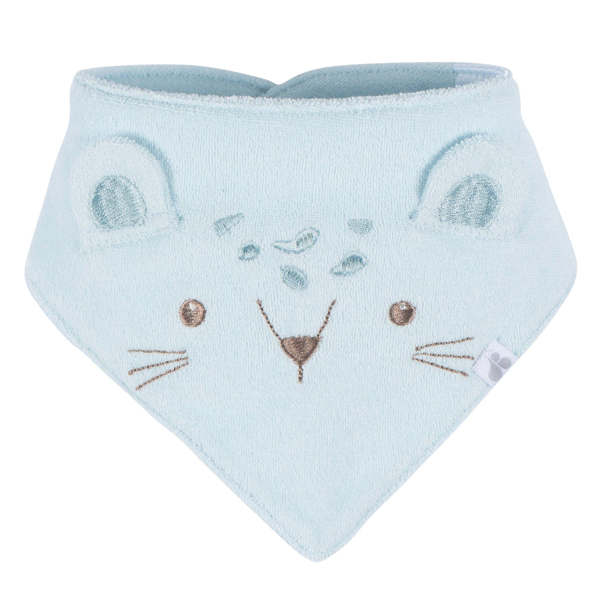 3-Pack Baby Boys Blue Bandana Bib bibs Just Born® 