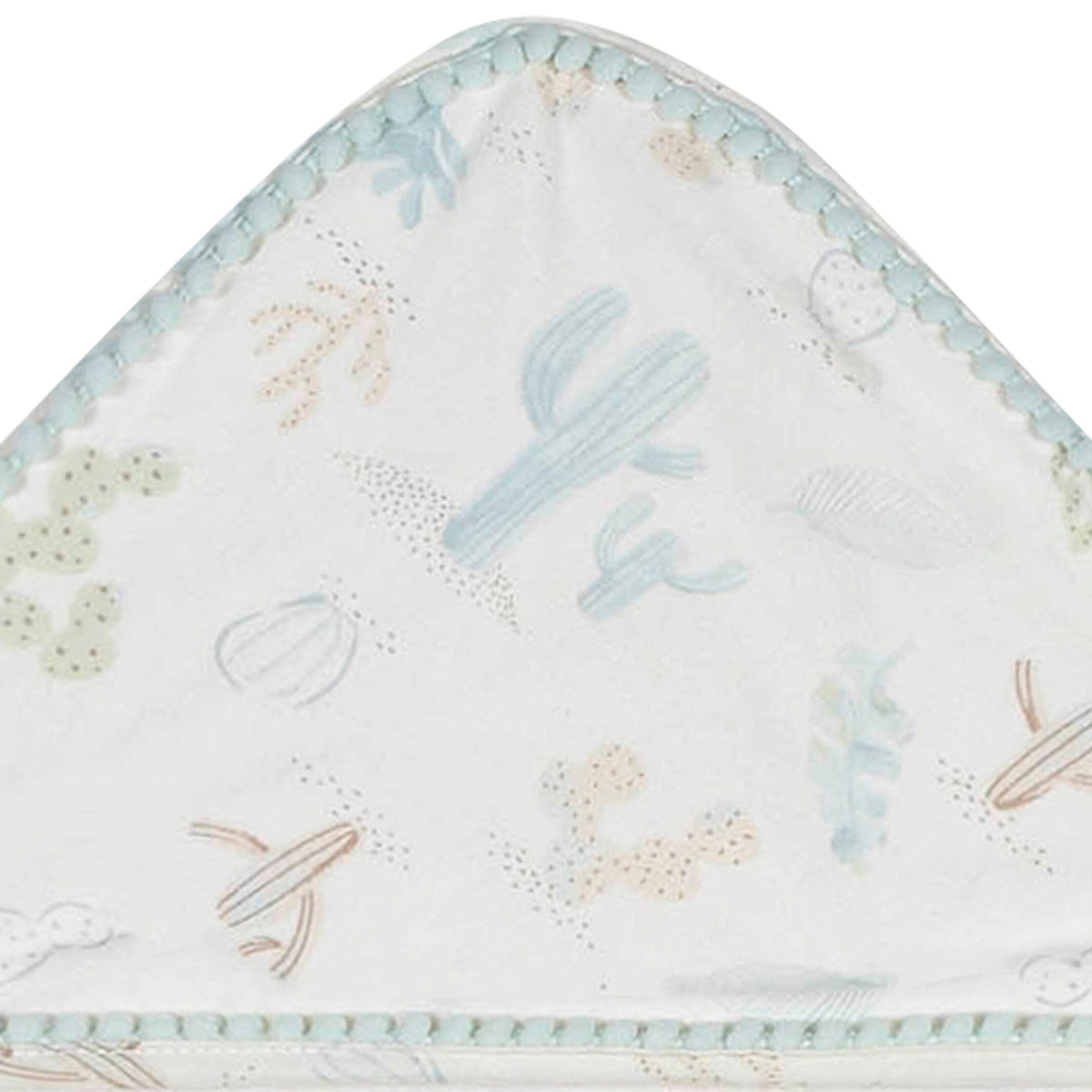 3-Pack Baby Boys Desert Cactus Hooded Towels