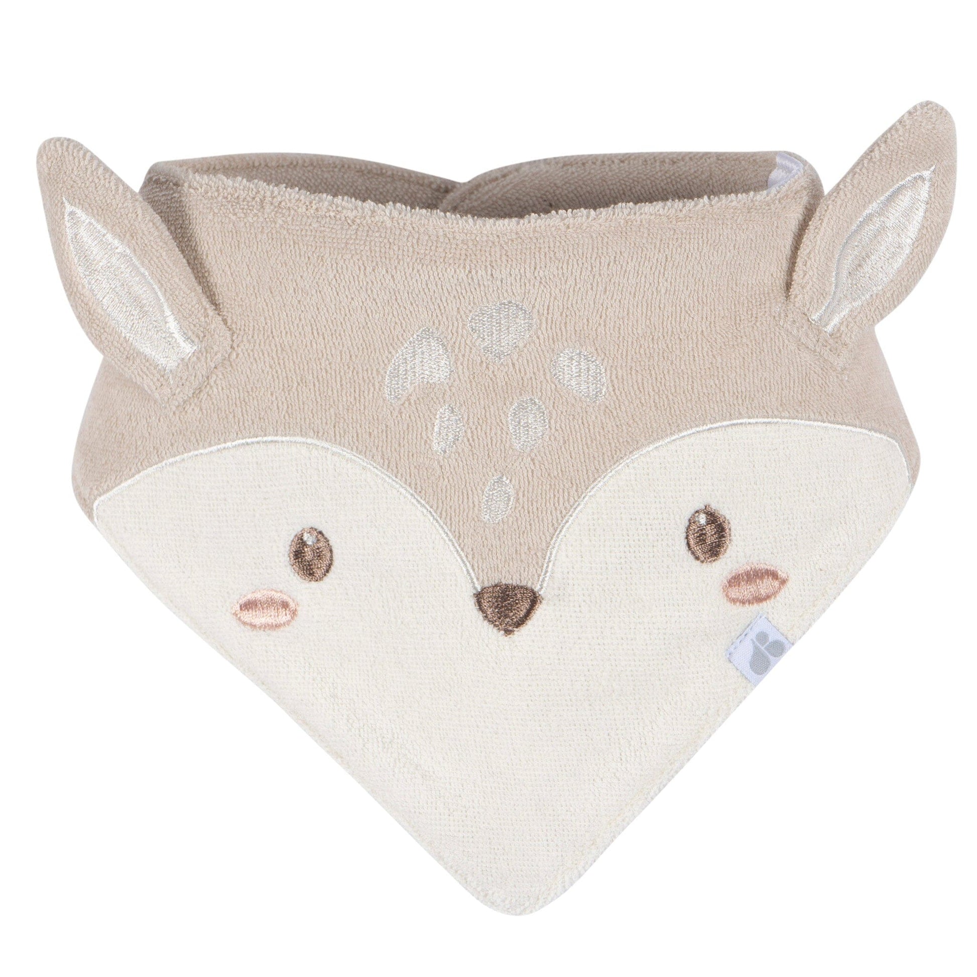 3-Pack Baby Neutral Tan Bandana Bib bibs Just Born® 