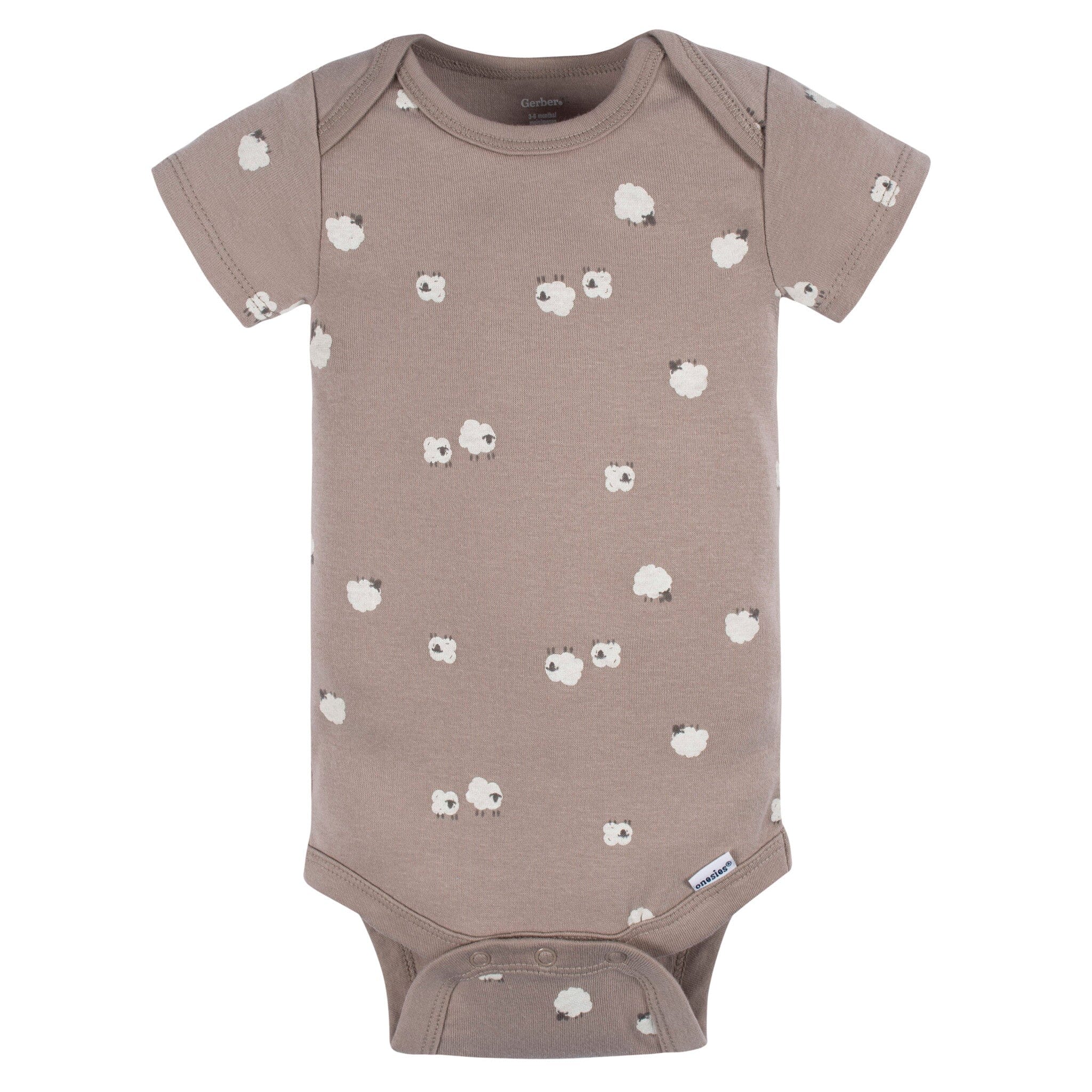 3-Pack Baby Neutral Farming Short Sleeve Onesies® Bodysuits Onesies Bodysuits Gerber® 