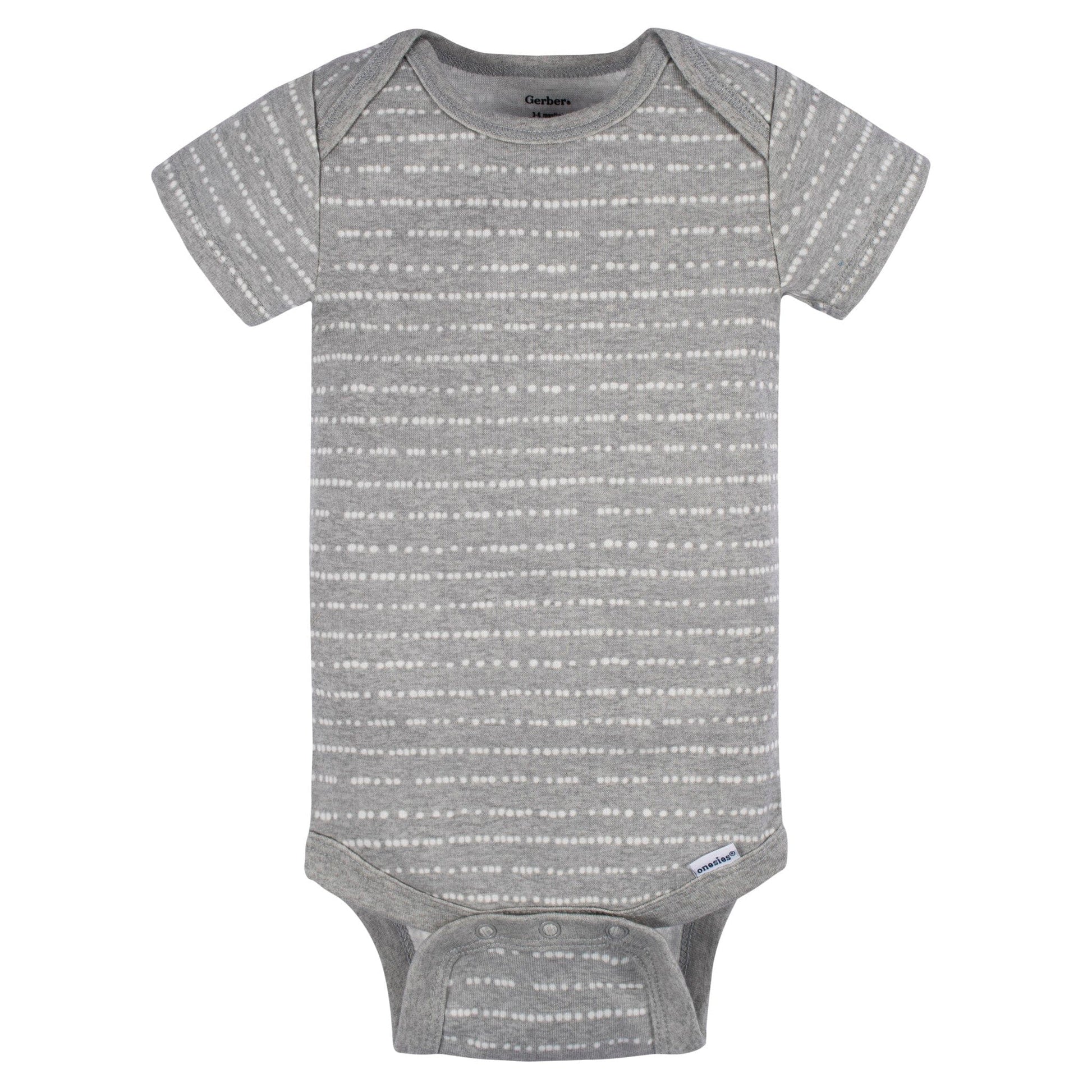 3-Pack Baby Neutral Farming Short Sleeve Onesies® Bodysuits Onesies Bodysuits Gerber® 