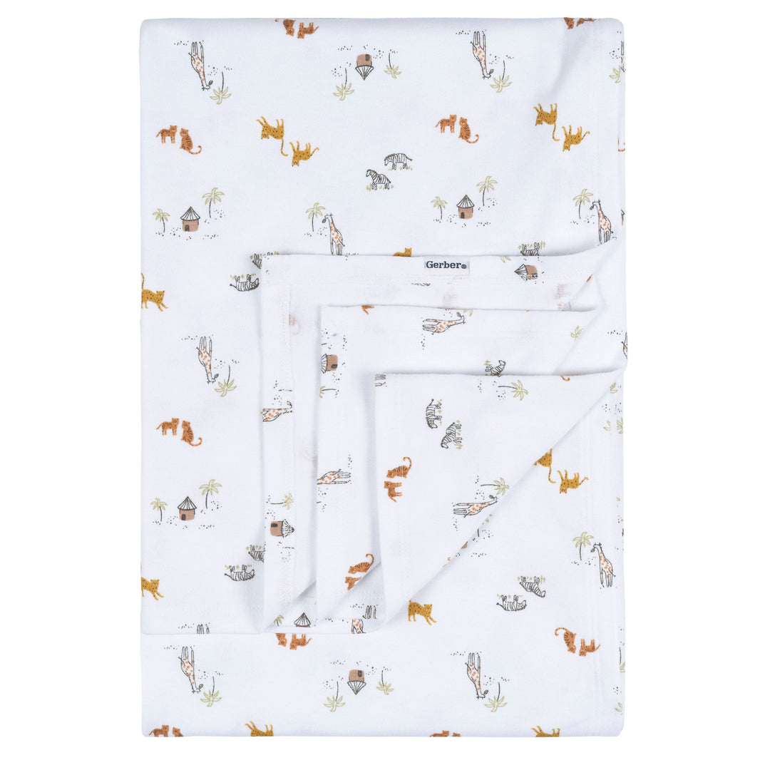 3-Piece Baby Neutral Safari Sleep Starters Gift Set sleepwear Gerber® 