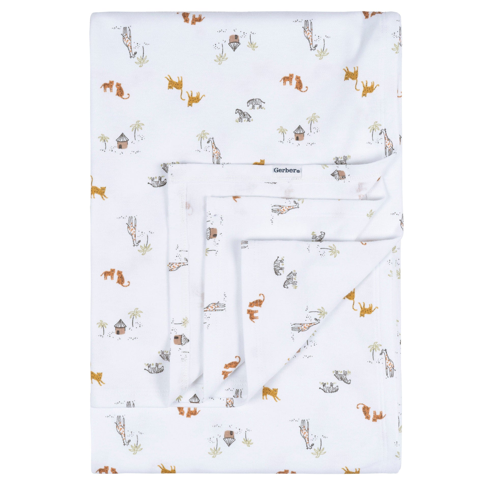 3-Piece Baby Neutral Safari Sleep Starters Gift Set sleepwear Gerber® 