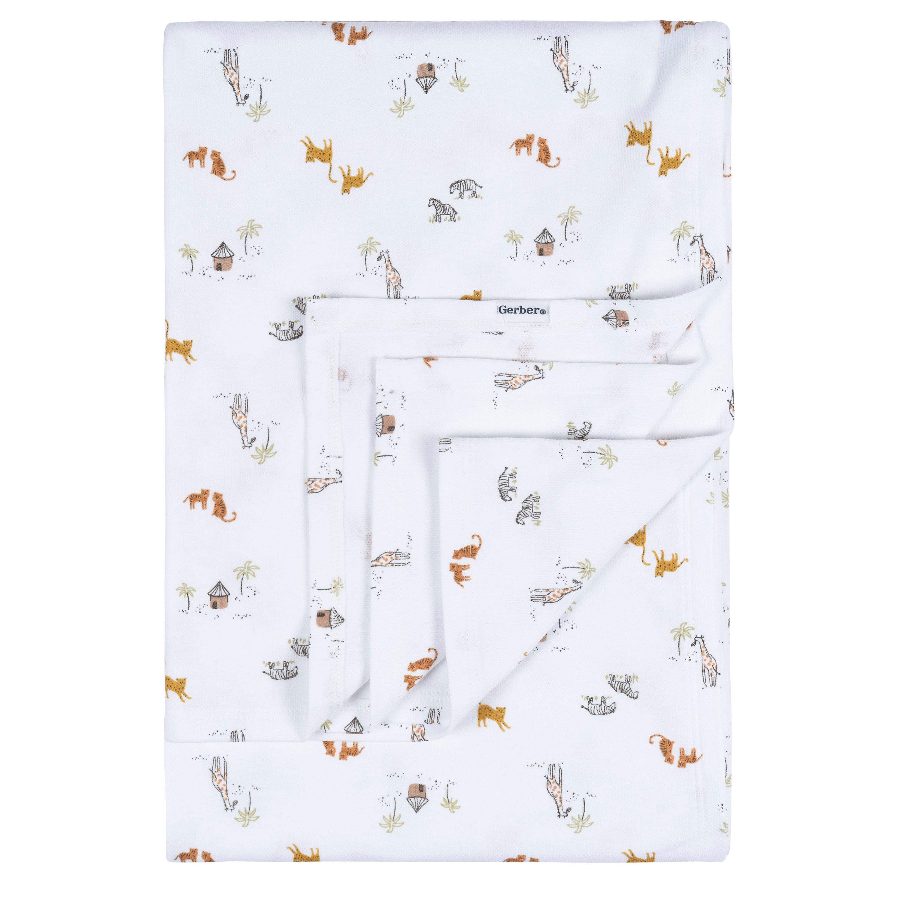 3-Piece Baby Neutral Safari Sleep Starters Gift Set sleepwear Gerber® 