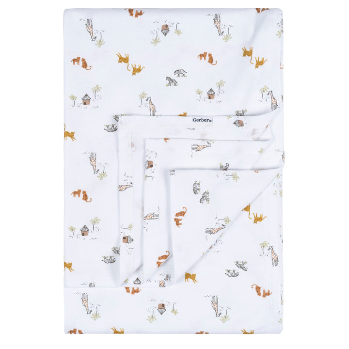 3-Piece Baby Neutral Safari Sleep Starters Gift Set sleepwear Gerber® 