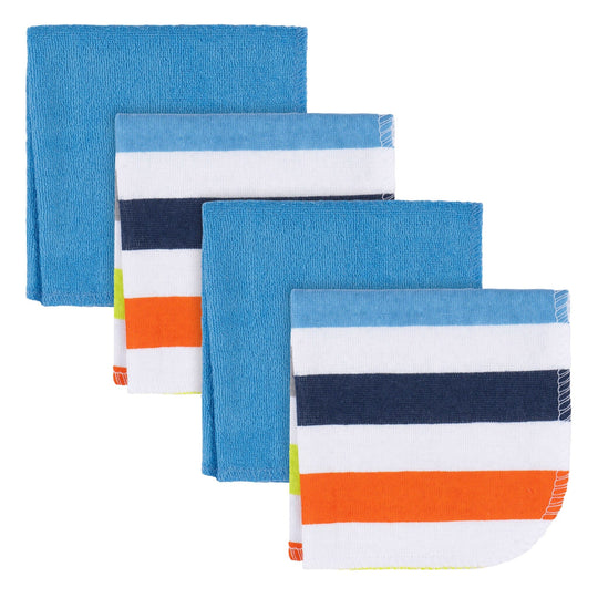 4-Pack Baby Boys Stripe Terry Washcloths  Gerber Childrenswear