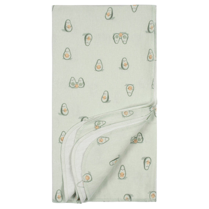4-Pack Baby Neutral Avo-Cuddle Flannel Blankets