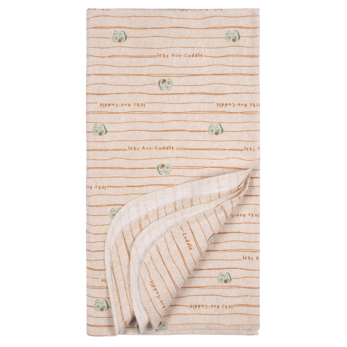 4-Pack Baby Neutral Avo-Cuddle Flannel Blankets