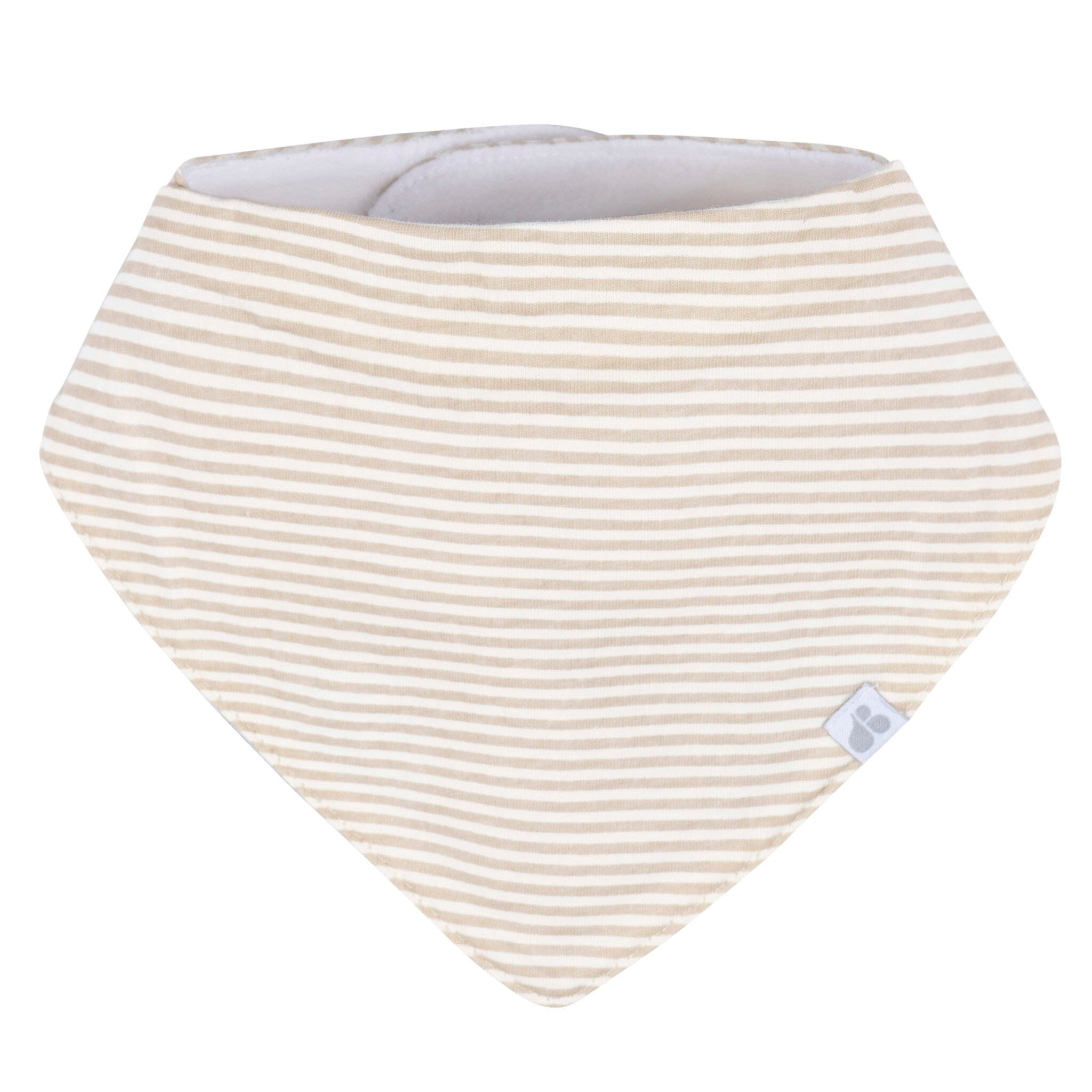 4-Pack Baby Neutral Multi Tan Bandana Bib bibs Just Born® 