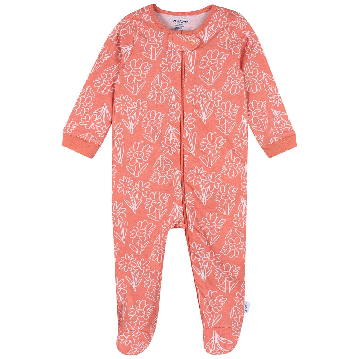 4-Pack Baby Girls Strawverry Sleep 'N Play Sleepwear Gerber® 