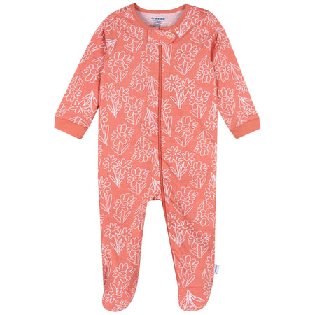 4-Pack Baby Girls Strawberry Sleep 'N Play