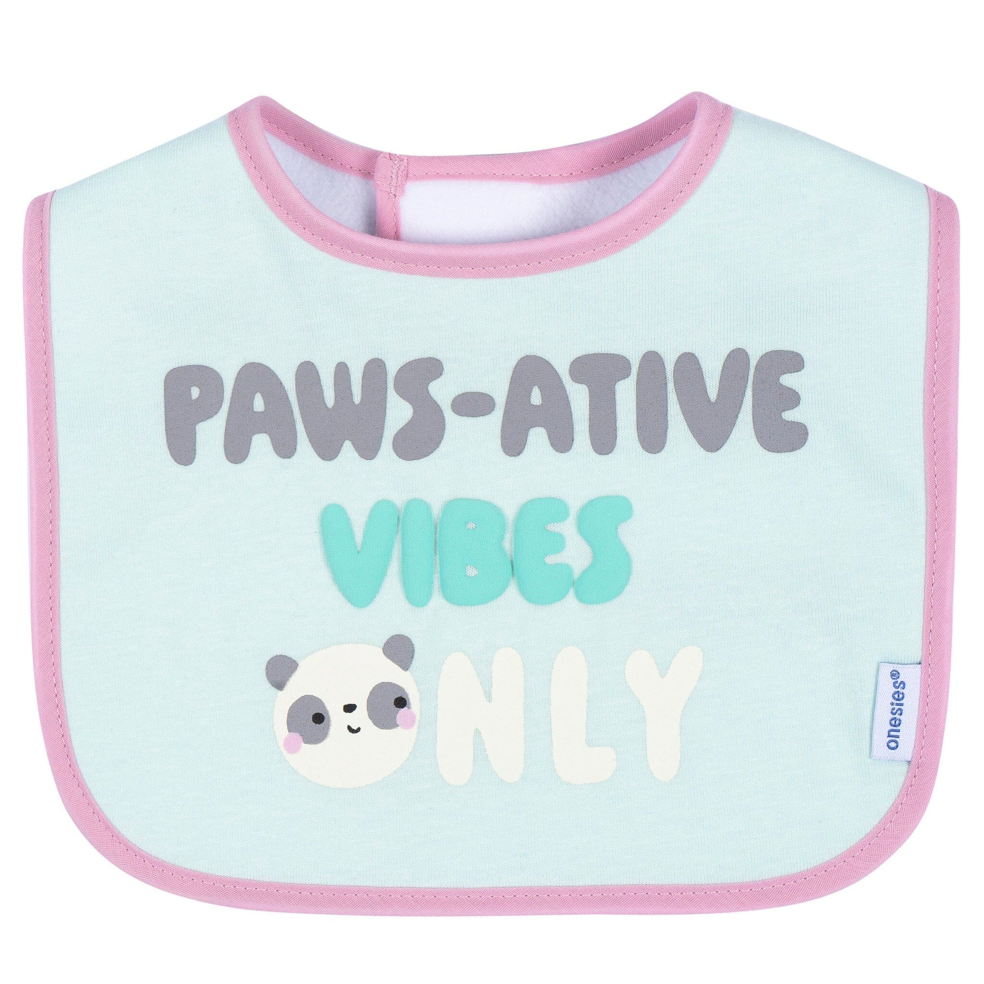 8-Pack Baby Girls Super Happy Drooling Bibs bibs Gerber® 
