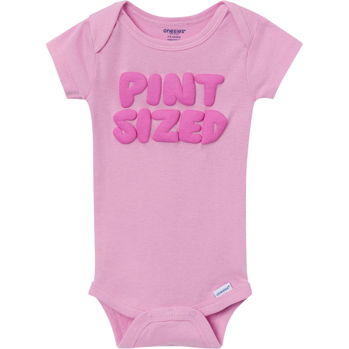 8-Pack Baby Girls Pint Sized Onesies Brand Bodysuits Onesies Bodysuits Gerber® 