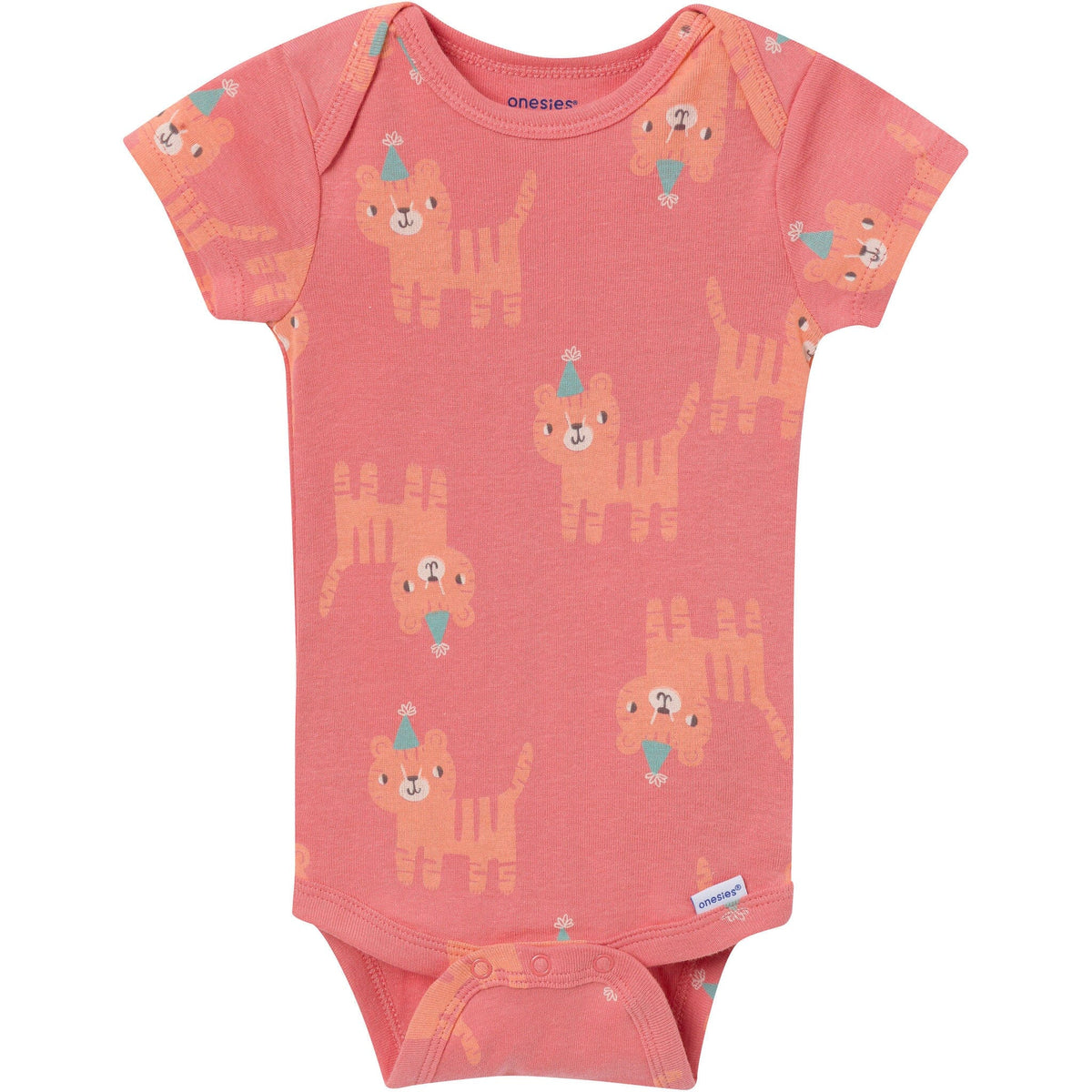 8-Pack Baby Neutral Party Animal Onesies Brand Bodysuits Onesies Bodysuits Gerber® 
