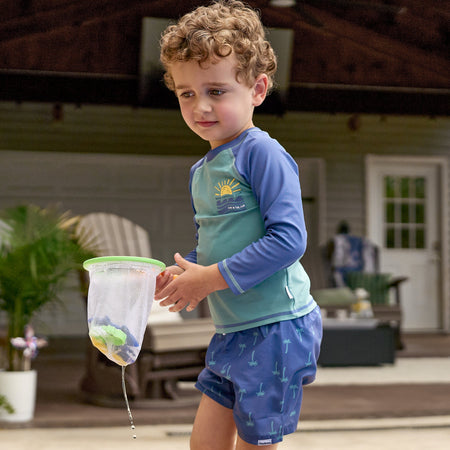 2-Pack Baby & Toddler Boys UPF 50+ Lighthouse Swim Trunks