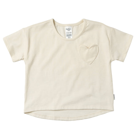 3-Pack Baby & Toddler Girls Ivory, Black, and Pink Short Sleeve Shirts