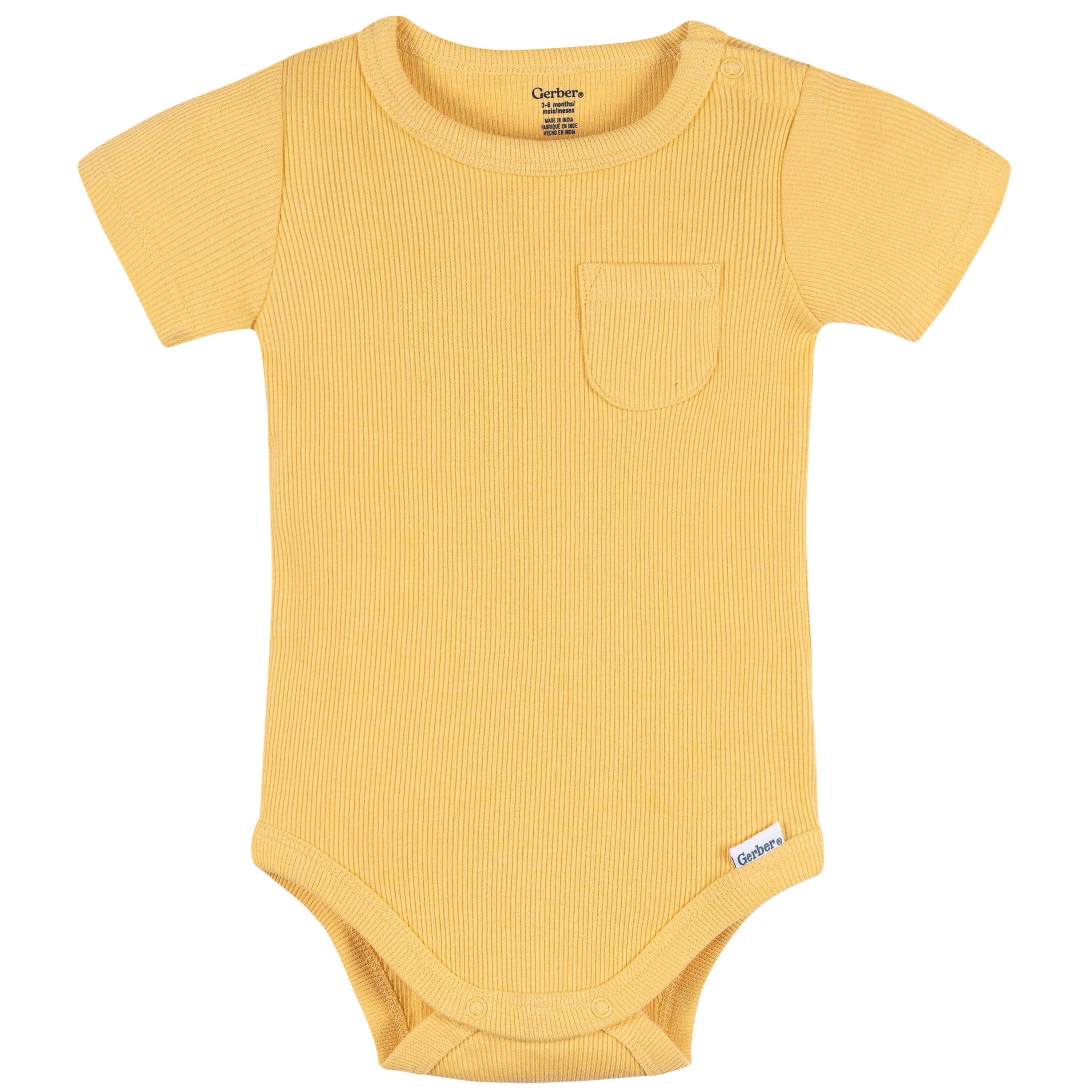 2-Piece Baby Boys Yellow Bodysuit & Shorts Set outfits Gerber® 