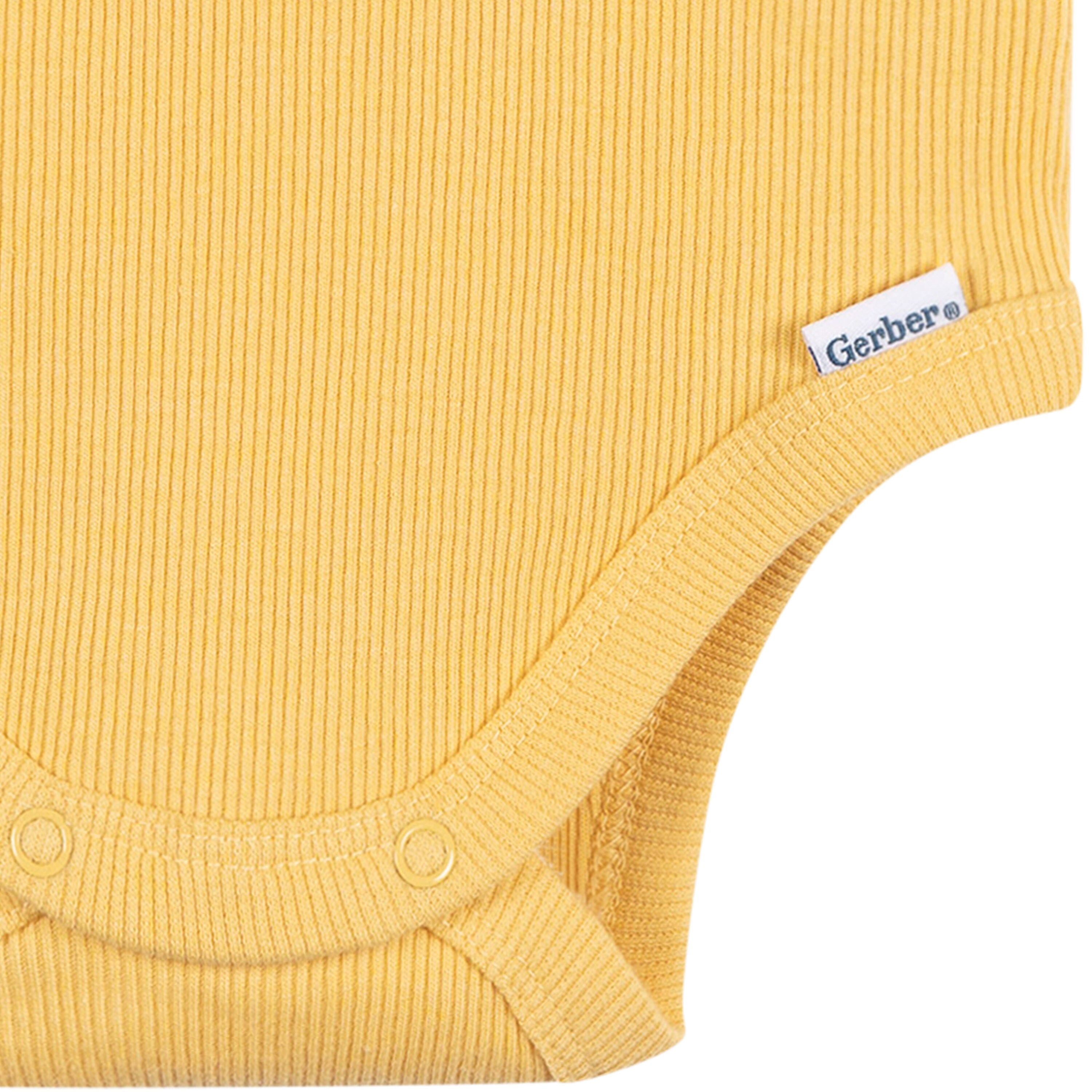 2-Piece Baby Boys Yellow Bodysuit & Shorts Set outfits Gerber® 