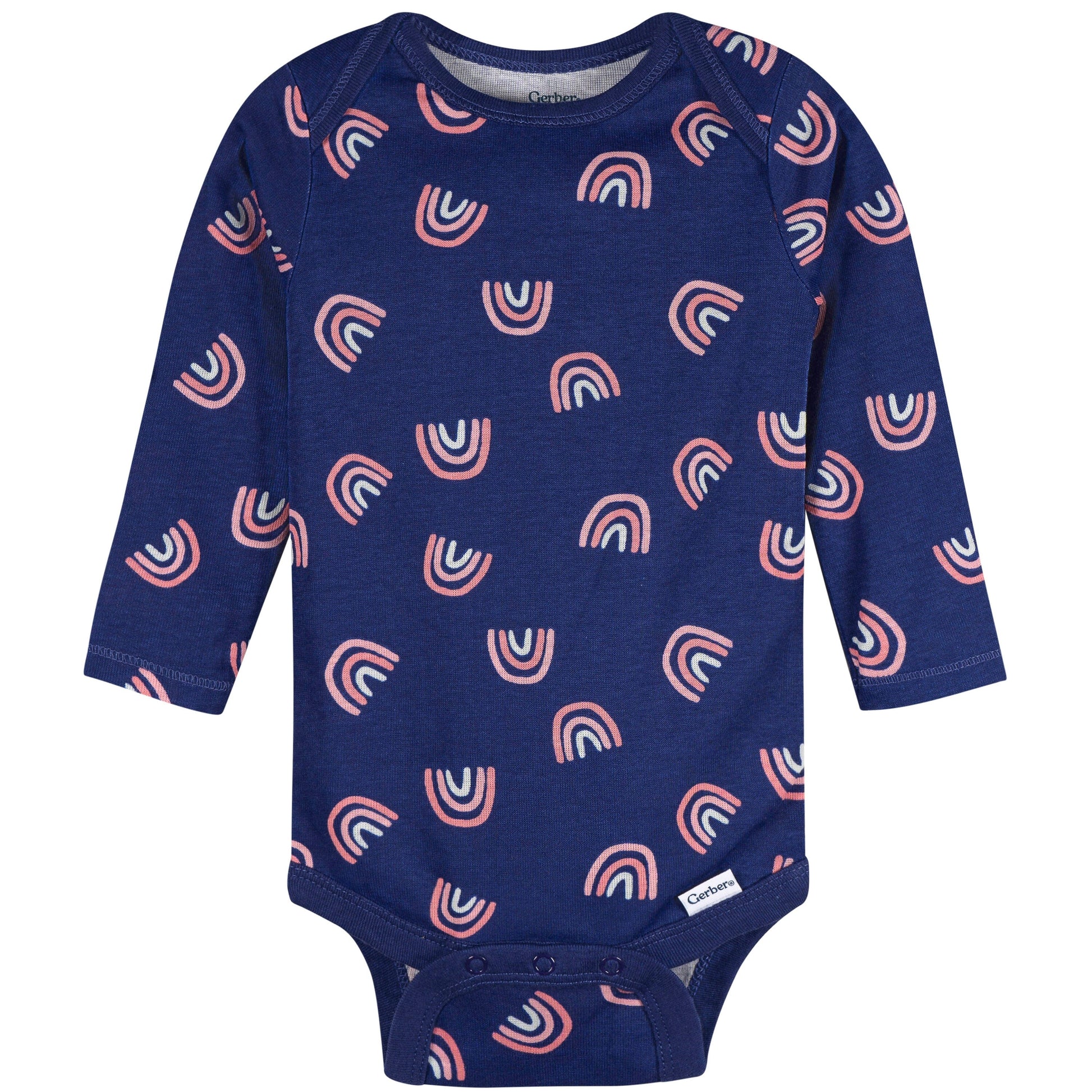 4-Pack Baby Girls Hearts & Dreams Long Sleeve Onesies® Bodysuits and Sleep 'N Play outfits Gerber® 