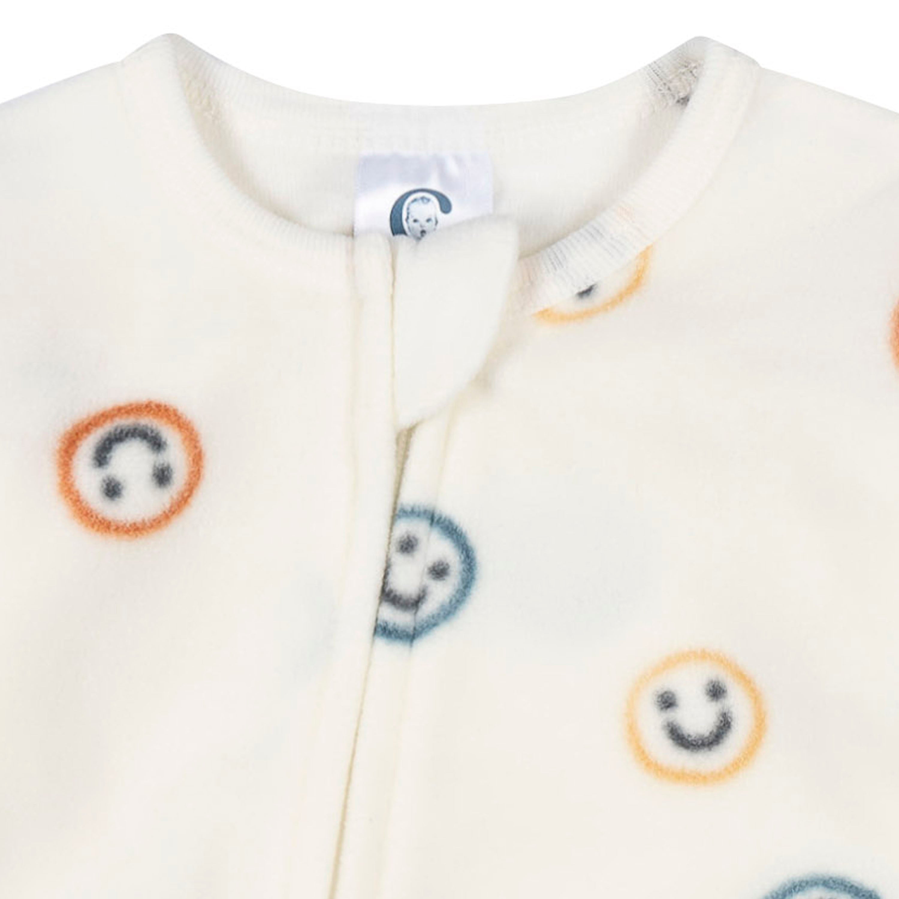 Baby & Toddler Boys Smileys Footed Fleece Pajamas